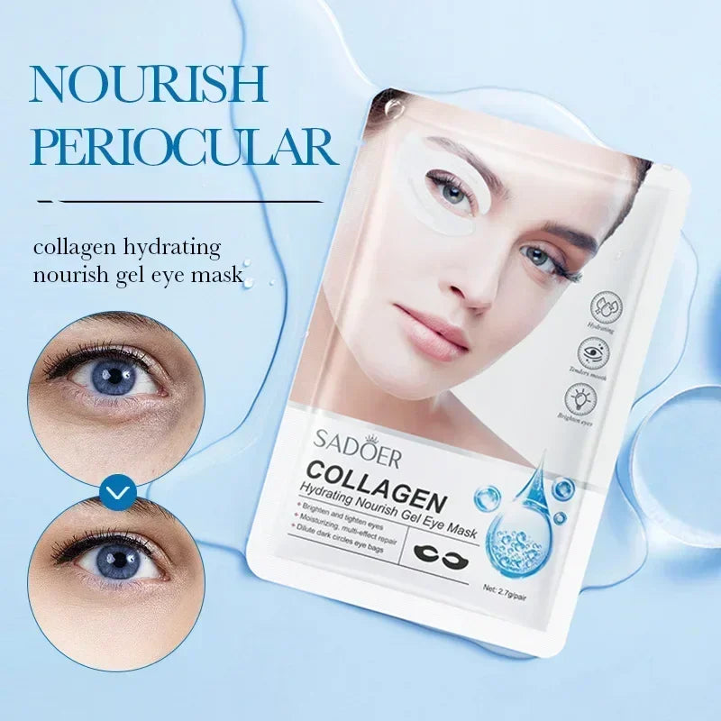 Masque pour les yeux au collagène, 30 pièces, améliore les cernes et les rides, hydrate et résiste aux rides, produits de soins pour la peau, patch pour les yeux